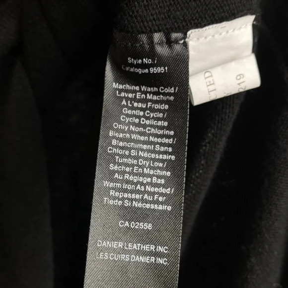 Danier Black Cowl  Neck Sleeveless Top - Picture 8 of 9